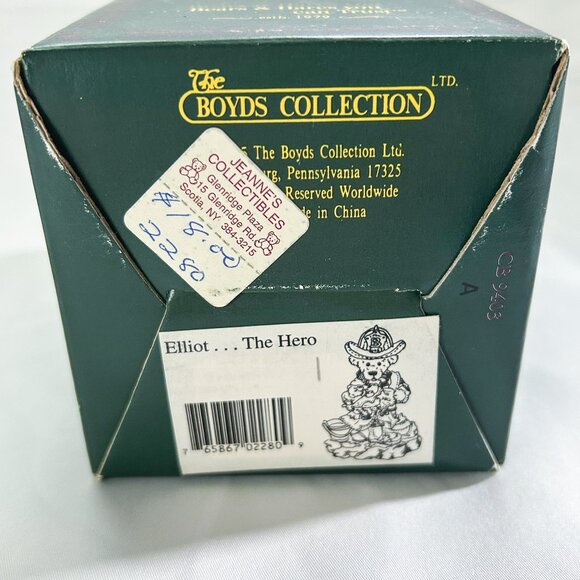 Boyd's Bears & Friends 1st Edition Elliot...The Hero 1996 Vintage - Picture 11 of 11